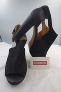 ES0032 Damen Sandalen von H&M, schwarz, Gr. 400
