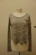 EK1964 Damen Shirt von Hollister, grau, XS0