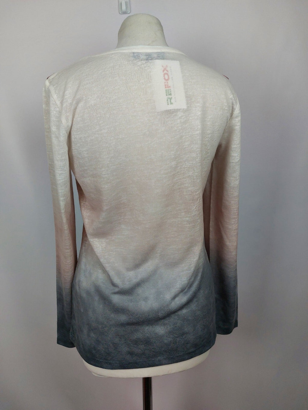 EK2370 Damen Pullover von Bexleys, weiß/rosa/grau, Gr. S3