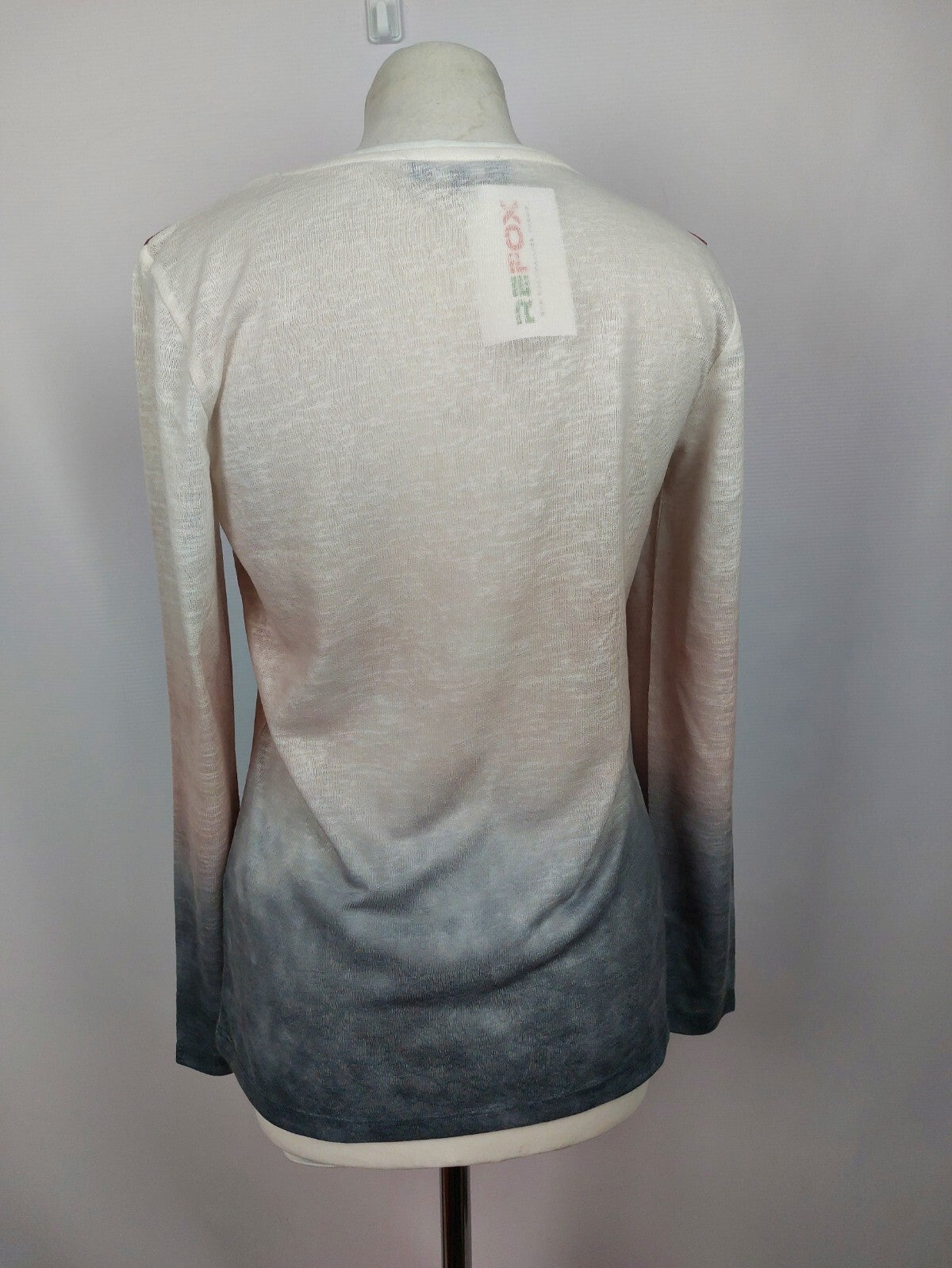 EK2370 Damen Pullover von Bexleys, weiß/rosa/grau, Gr. S3