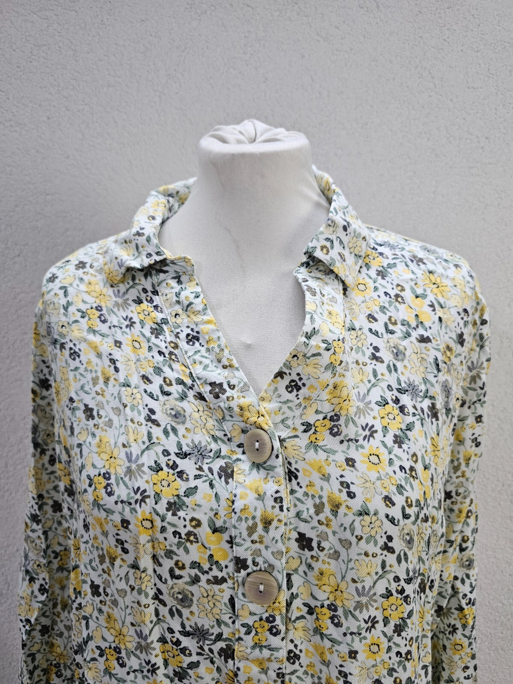 EK5778 Damen Bluse von Laura Torelli, geblümt, Gr. M1