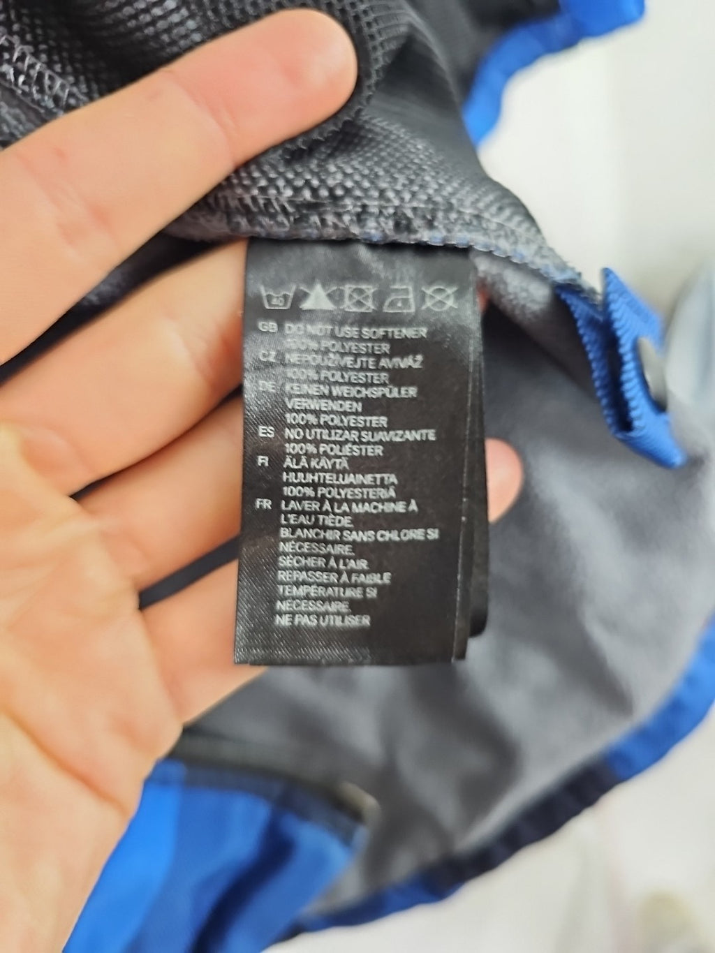 EK8047 Kinder Jacke Blau 116 H$M kariert3