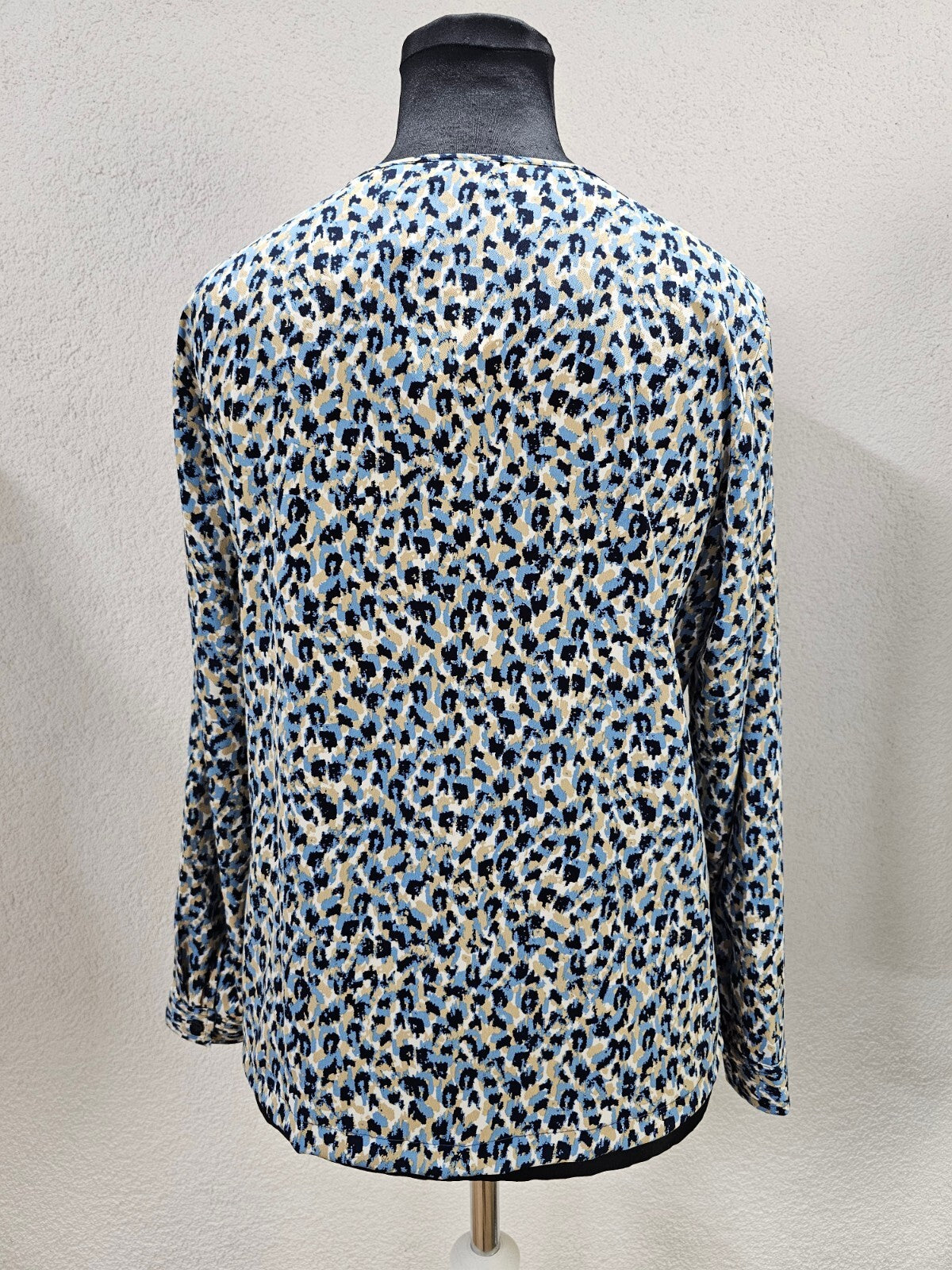 EK5603 Damen Bluse von Paola!, blau-beige, Gr.443