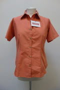 EK3190 Damen Bluse von Columbia, orange kariert, gr. S0