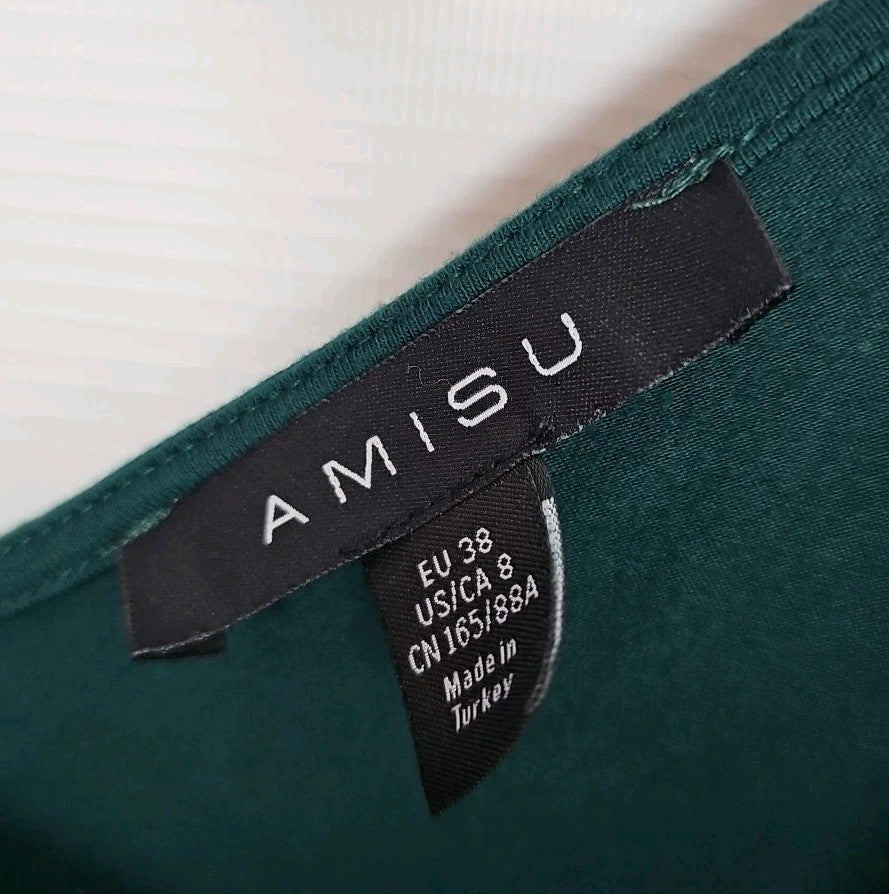 EK9548 Damen Kleid Amisu Gr.38 Grün1