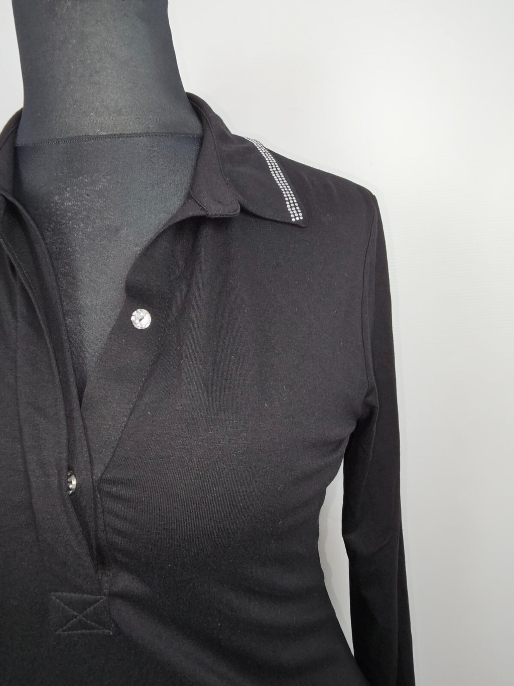 EK5573 Damen Langarmshirt von Alba Moda, schwarz, Gr.403