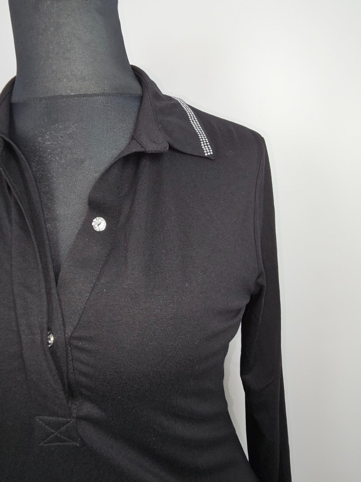 EK5573 Damen Langarmshirt von Alba Moda, schwarz, Gr.403
