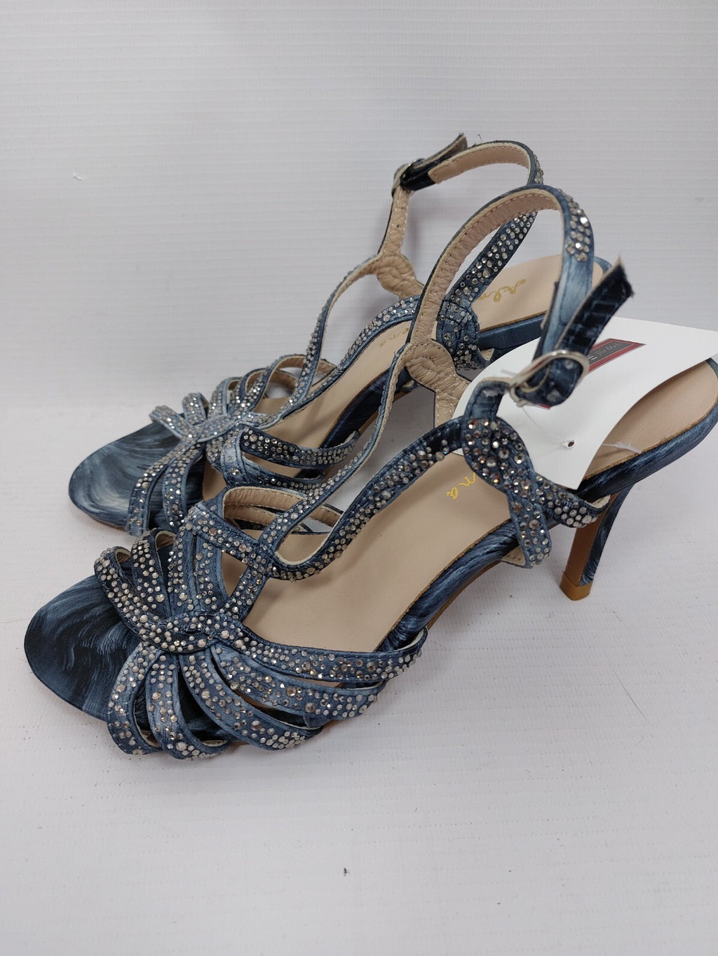 ES0500 Damen Sandaletten von Alma en Pena, blau, Gr. 361