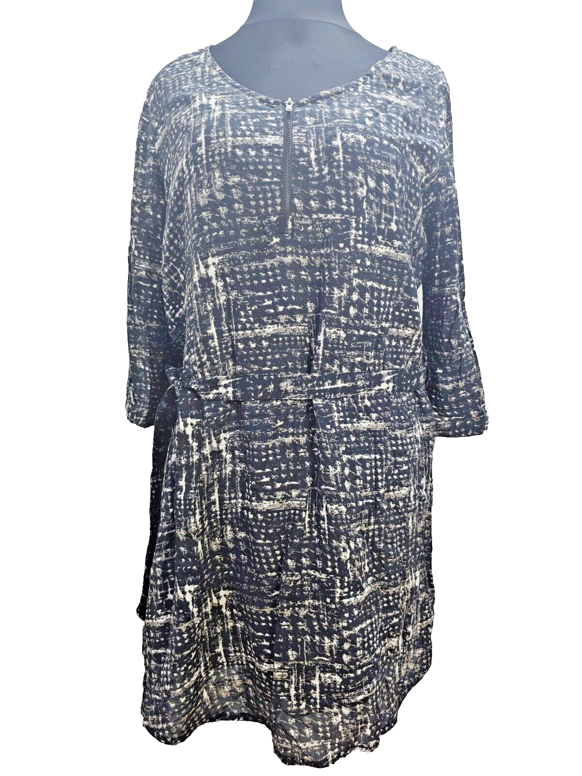 EK6016 Damen Kleid von Street One, schwarz-weiß, Gr.440