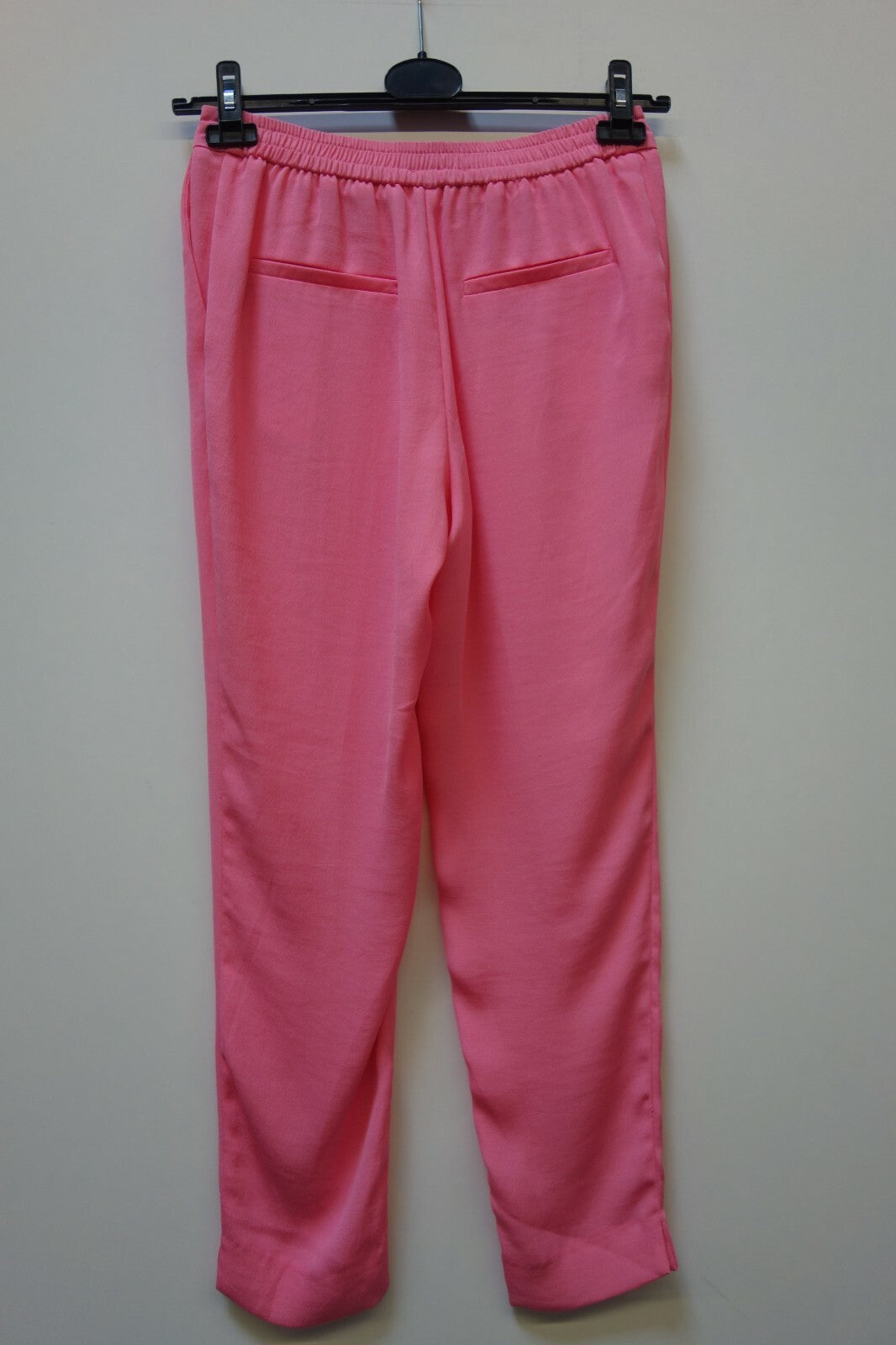 EK1683 Damen Stoffhose von Zara Basic, rosa, Gr. S4