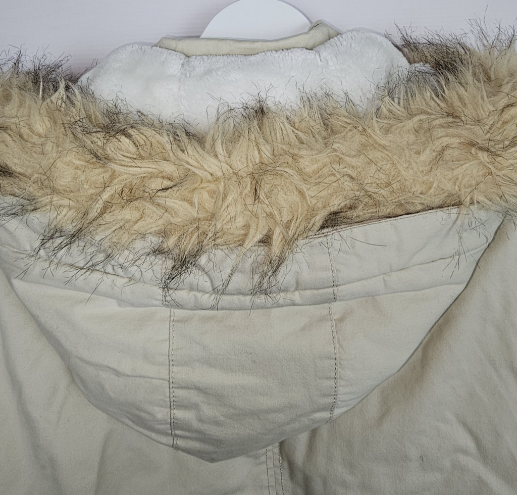 EK7060 Mädchen Jacke von Girls United, beige, Gr.158-164 6