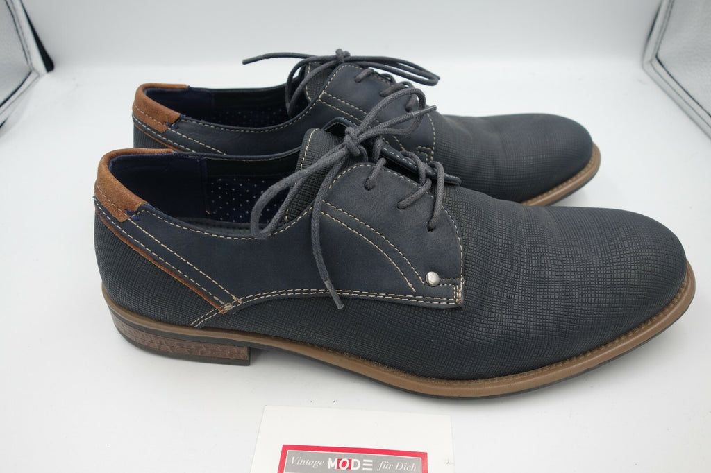 ES0284 Herren Halbschuhe von Venice, blau, 423