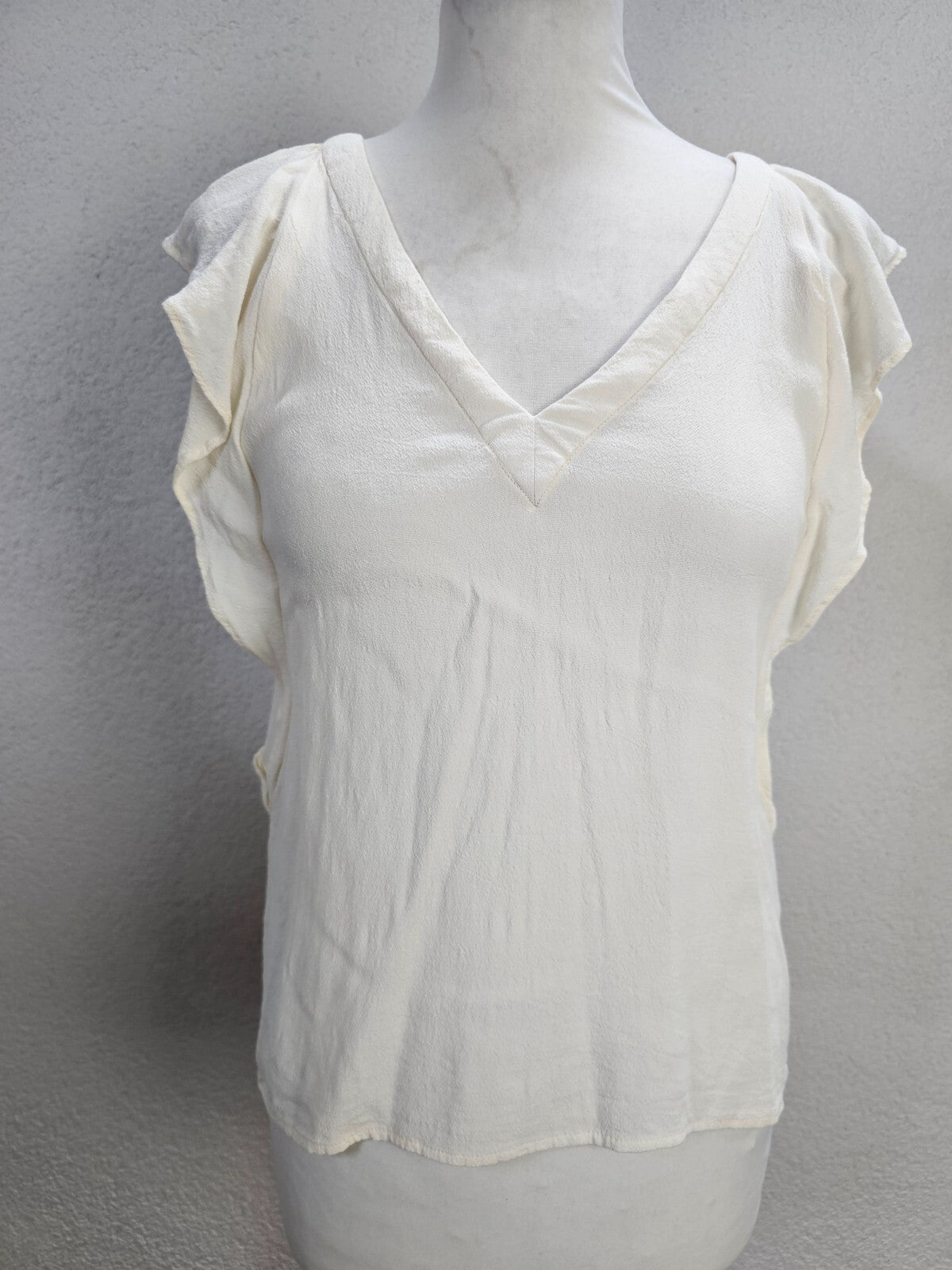 EK6363 Damen Bluse von H&M, beige, Gr.360