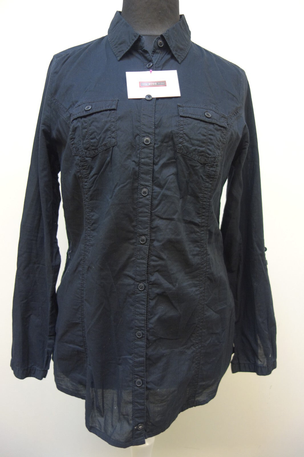 EK2397 Damen Bluse von Street One, schwarz, Gr. 400