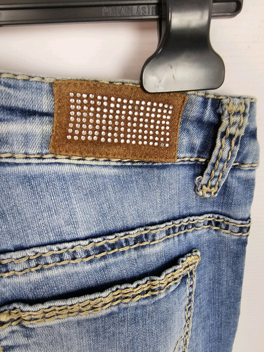 EK9261 Damen Jeans von Soccx, Blau, Gr. W28 L344