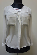 EK1680 Damen Bluse von Zara, weiß, Gr. S0