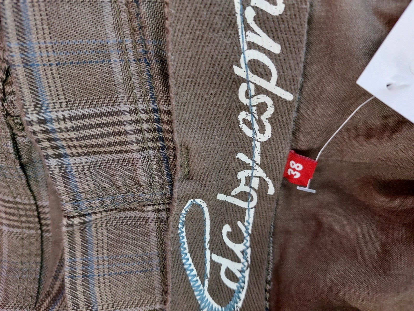 EK4435 Damen Rock von edc by Esprit, braun kariert, Gr. 387