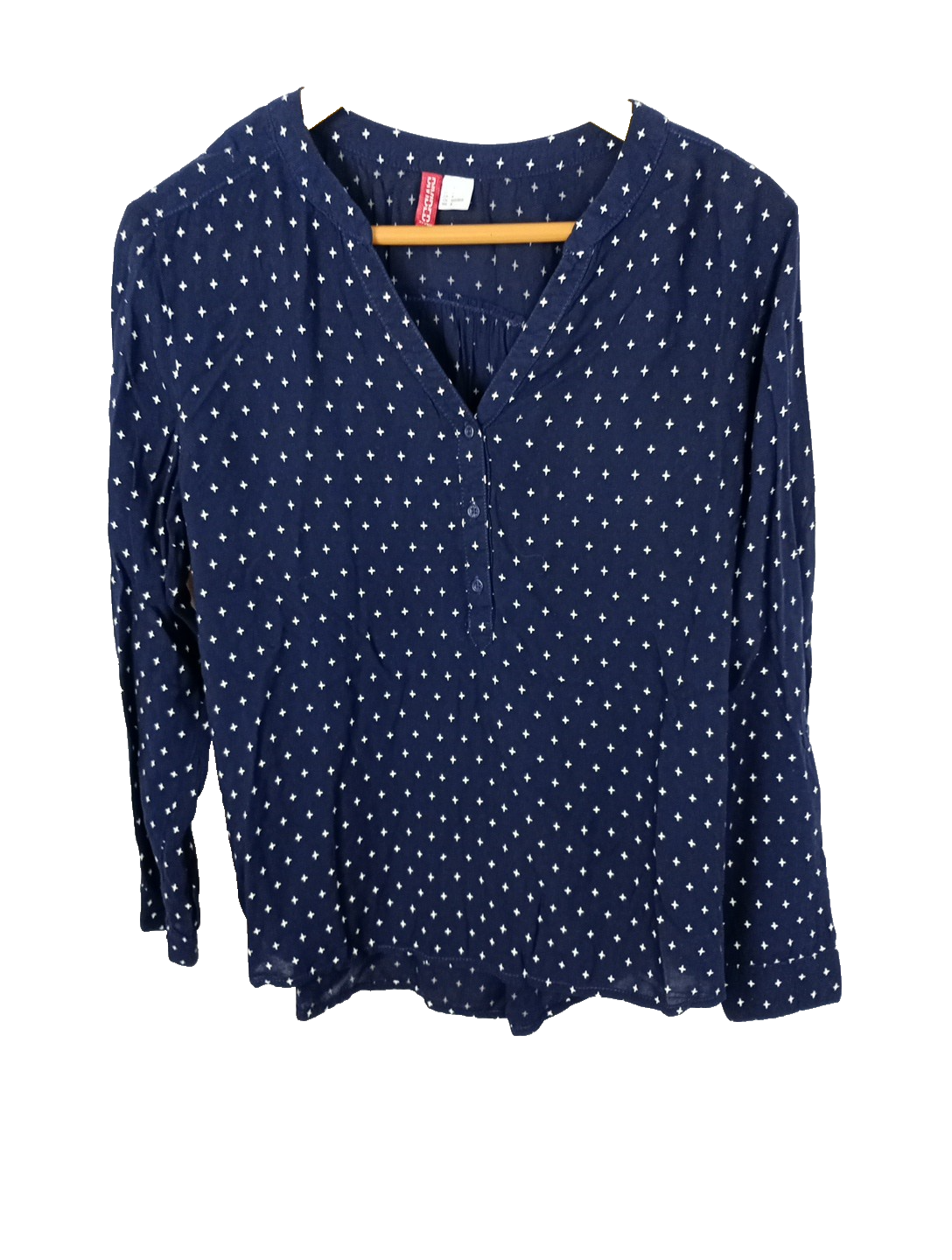 EK8506 Damenbluse H&M Gr 34 Farbe Dunkel Blau0