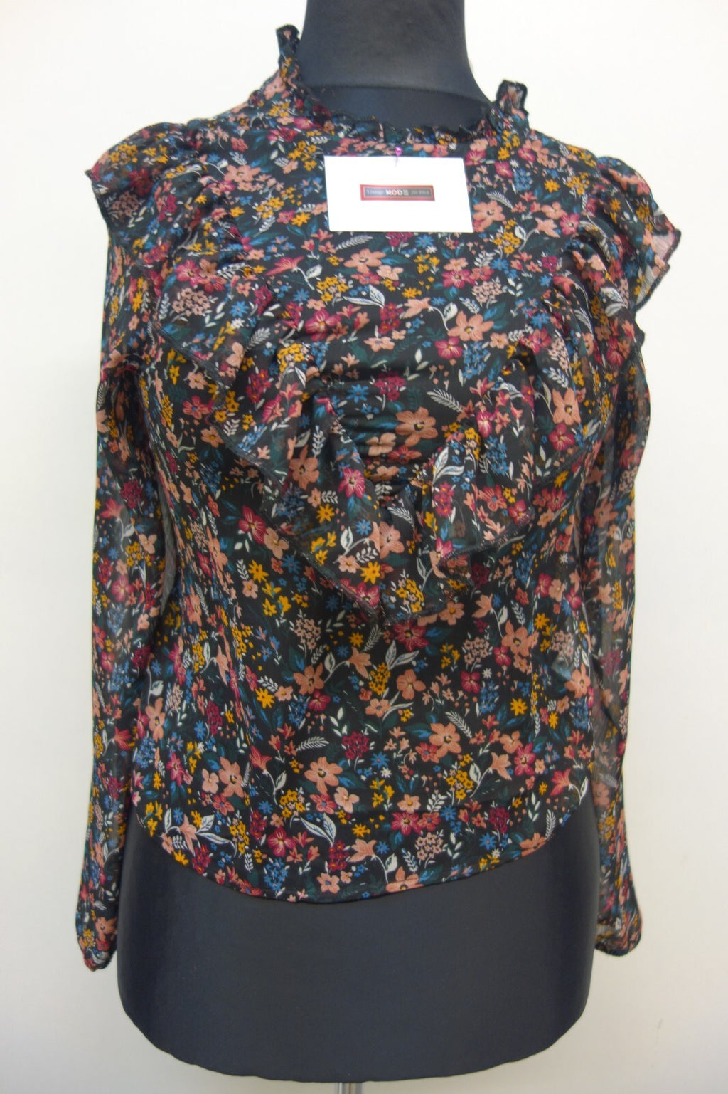 EK3002 Damen Bluse von Tally Weijl, geblümt, Gr. XS0
