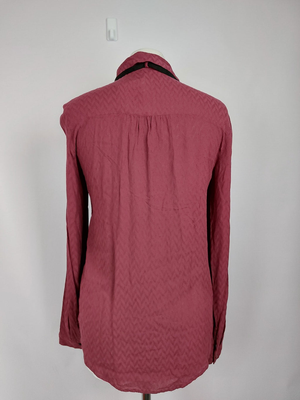 EK0724 Damen Bluse von Promod, weinrot, Gr. 365