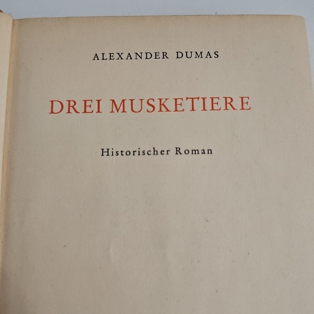 EB2366 Drei Muskeltiere, Alexander Dumas, Historischer Roman 2