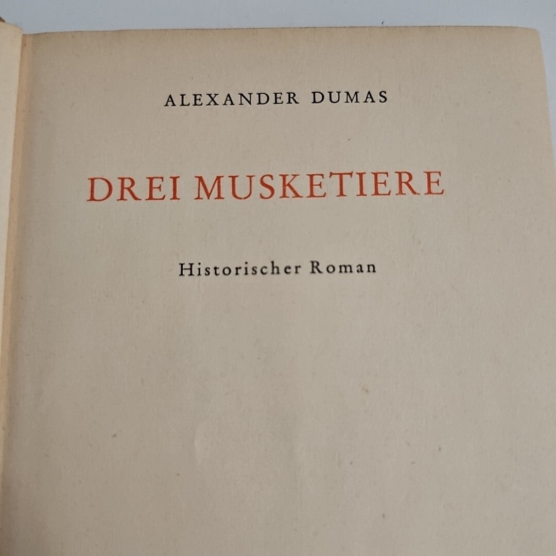 EB2366 Drei Muskeltiere, Alexander Dumas, Historischer Roman 2