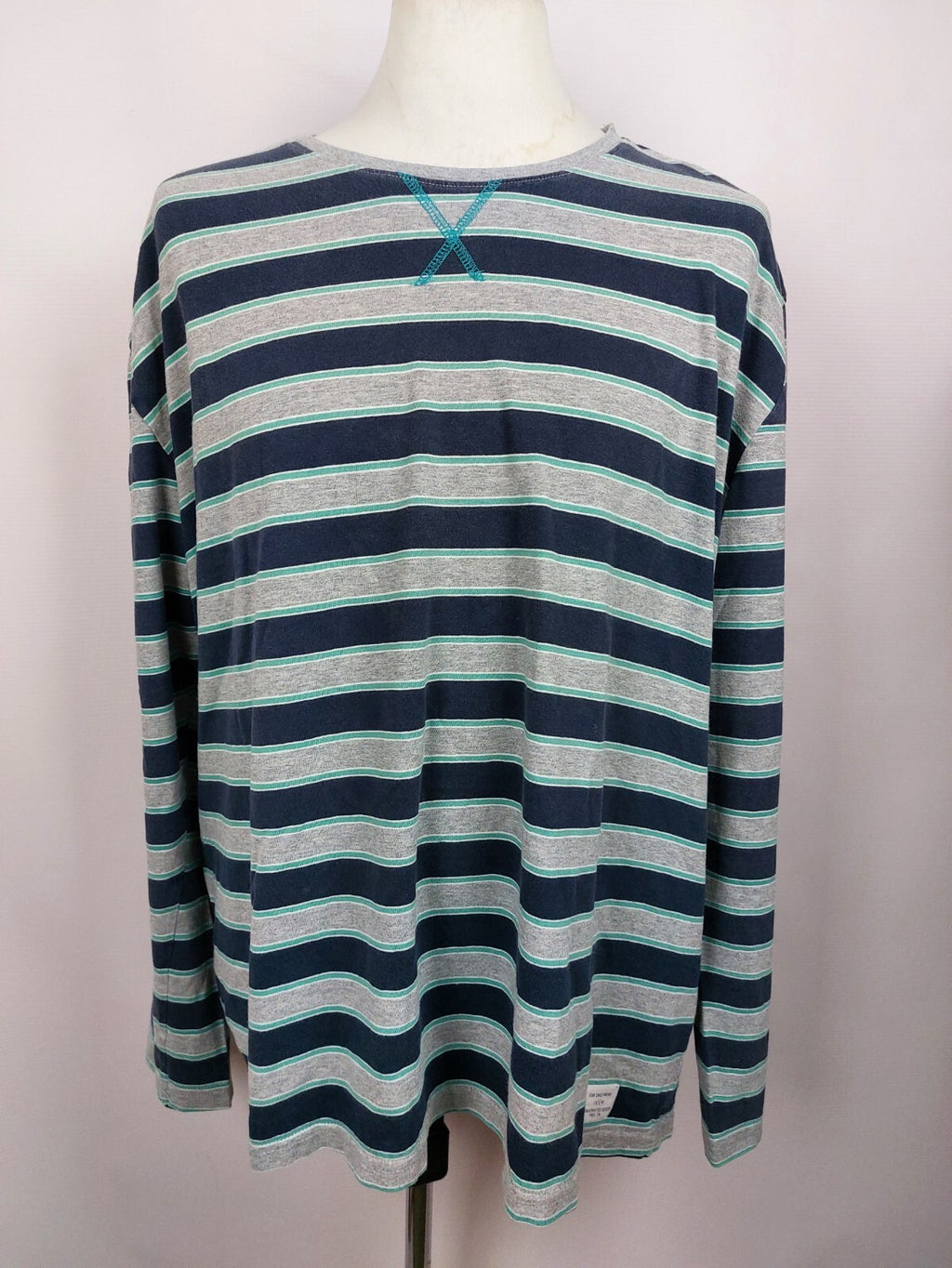 EK0277 Herren Pullover von Tchibo, blau-grau, Gr.L (Größentabelle)0