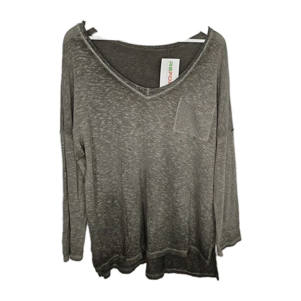 EK9057 Damen Bluse von Prodotto, Grau, Gr. Ca 440