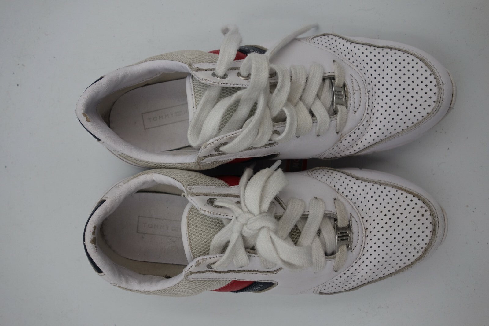 ES0345 Damen Sneaker von Tommy Hilfiger, weiß, 394