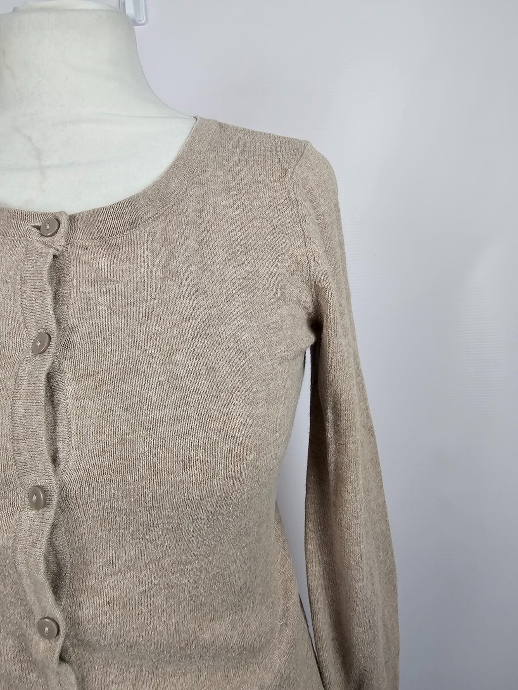EK5577 Damen Strickjacke von H&M, roségrau, Gr. XS2