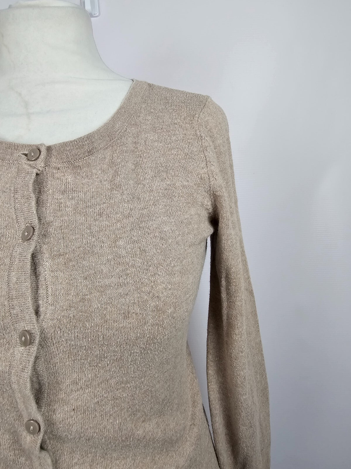 EK5577 Damen Strickjacke von H&M, roségrau, Gr. XS2