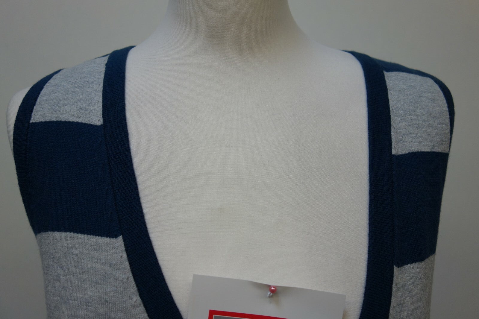 EK0436 Damen Stoff Weste von s.Oliver, gestreift, Gr. 381