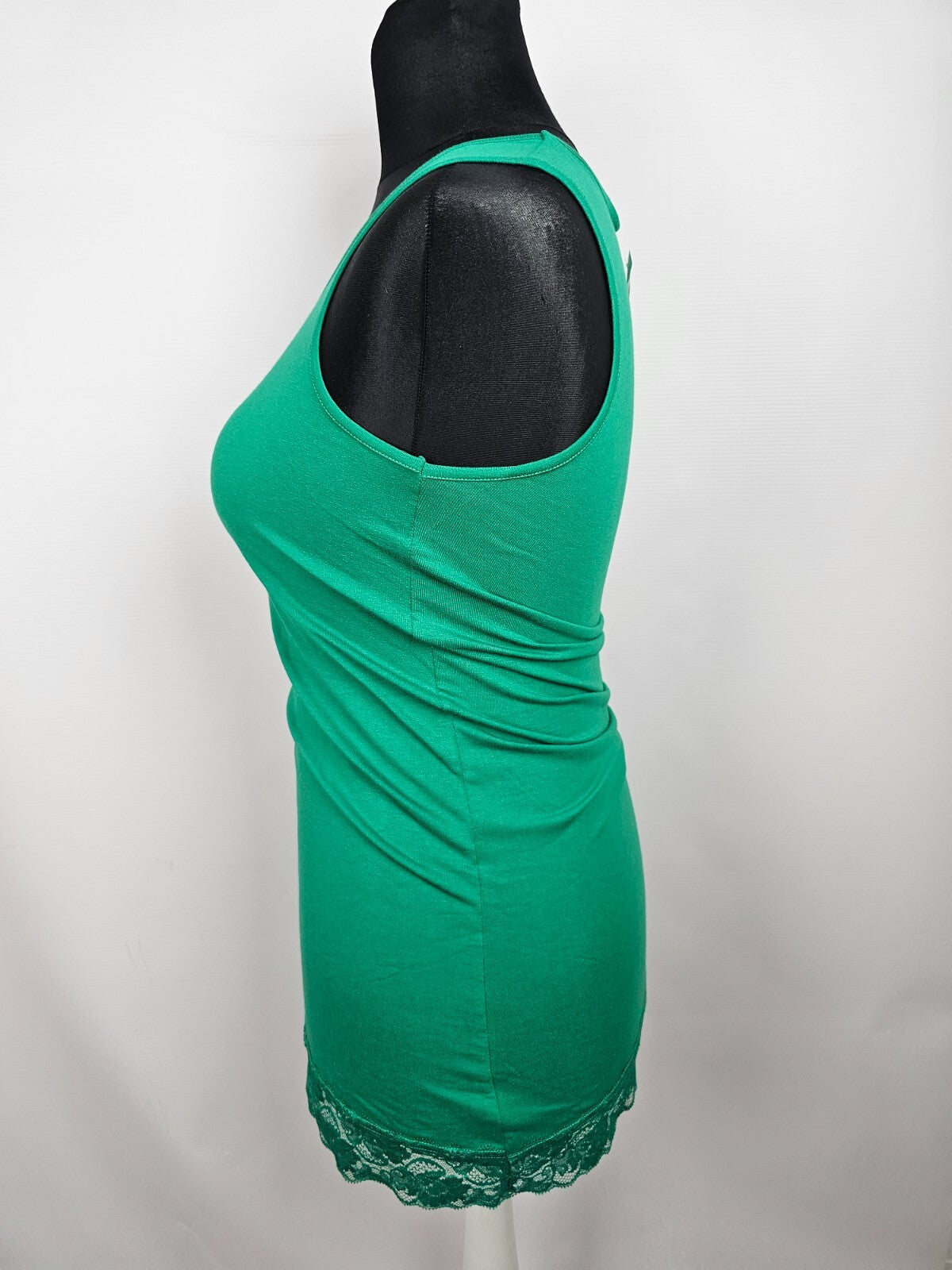 EK5390 Damen langes Tanktop von Brandtex, grün, Gr. L3