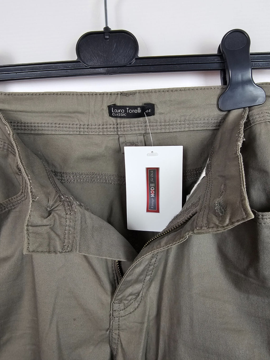EK6409 Damen Stoffhose von Laura Torelli, Braun, Gr.:443