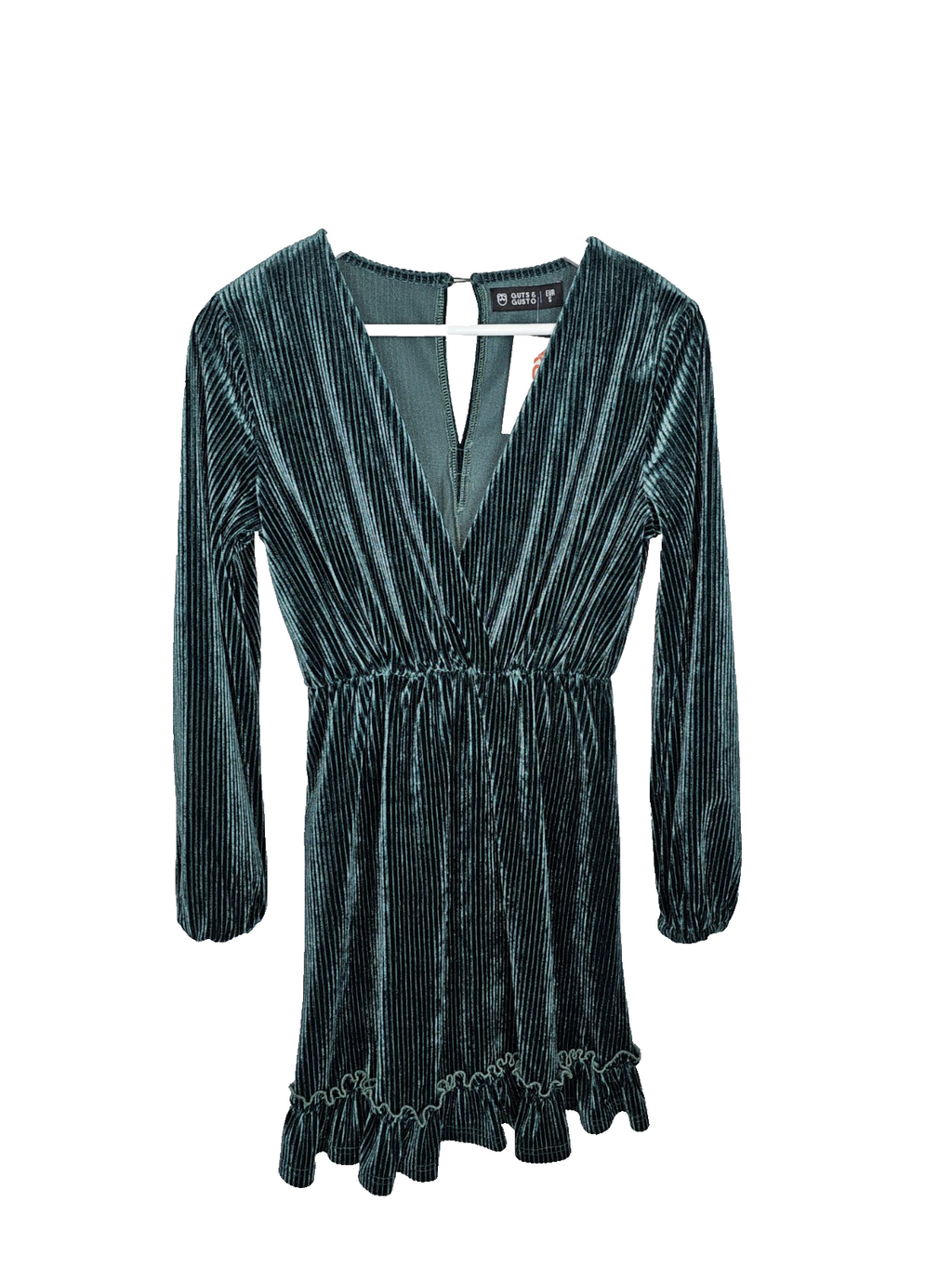 EK7080 Damen Kleid von Guts& Gusto, Grün, Gr.S0