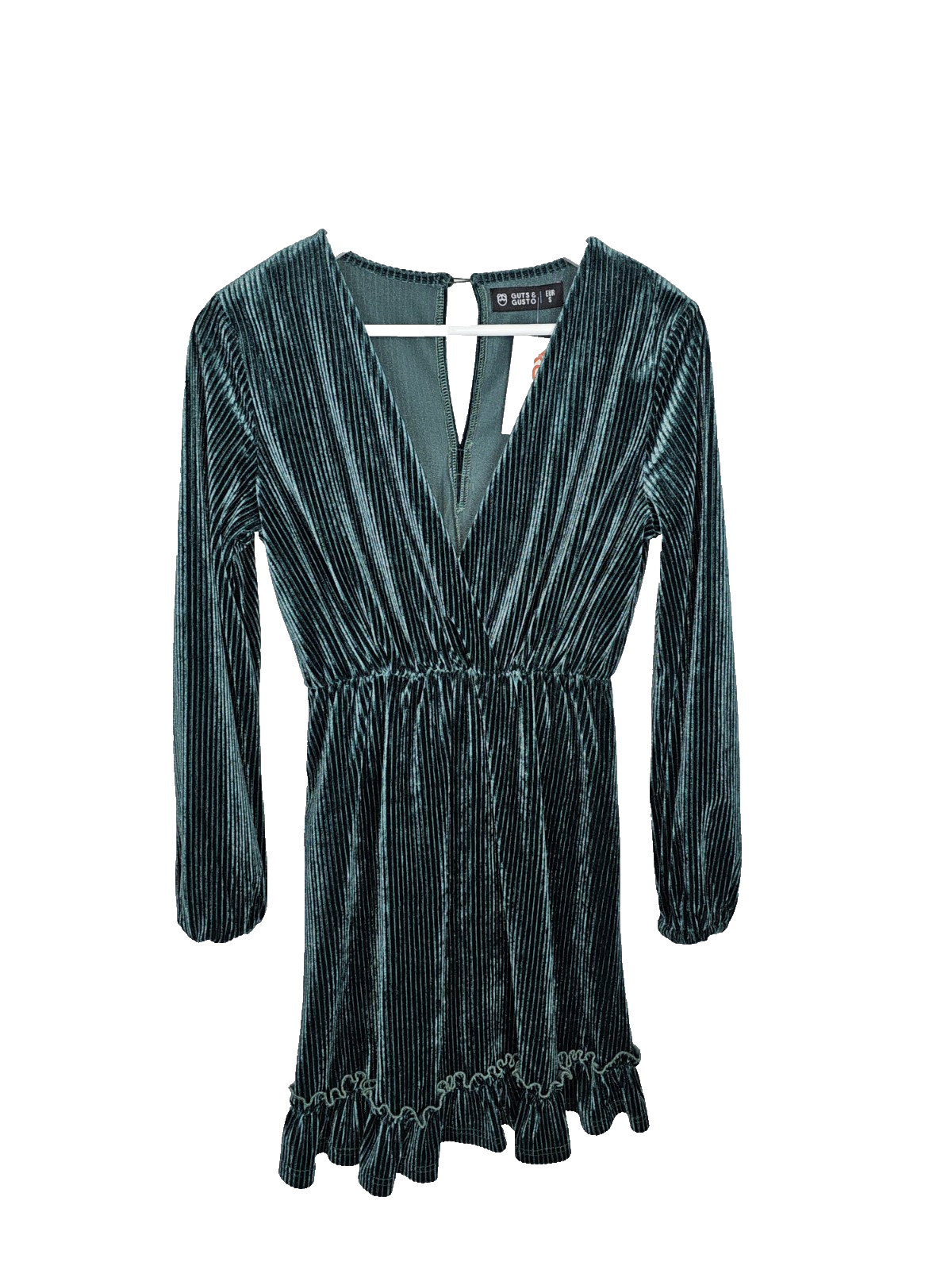 EK7080 Damen Kleid von Guts& Gusto, Grün, Gr.S0