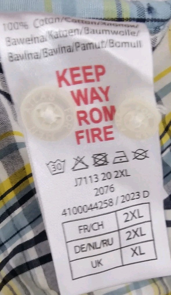 EK9511 Herren Bemd von atlas for men, Gelb, Gr. 2XL5