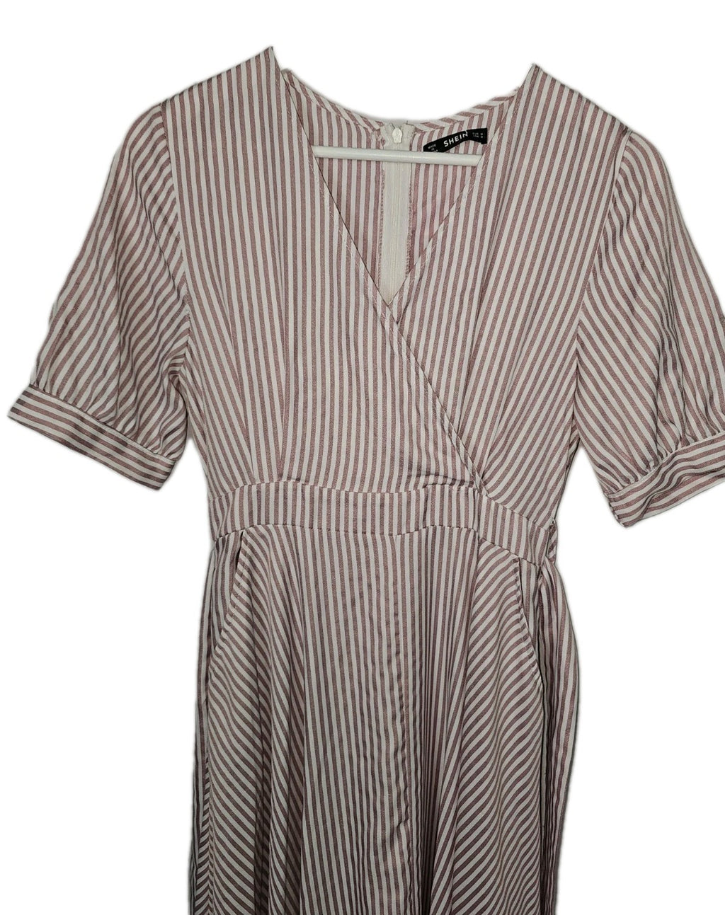 EK9378 Damen Kleid von Shein, Weiß/Rosa, Gr. M3