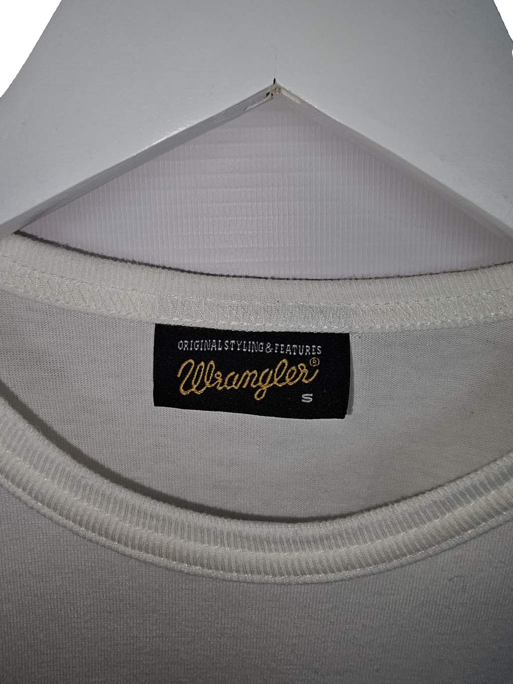 EK7367damen Tshirt von Wrangler, Weiß, Gr.S3