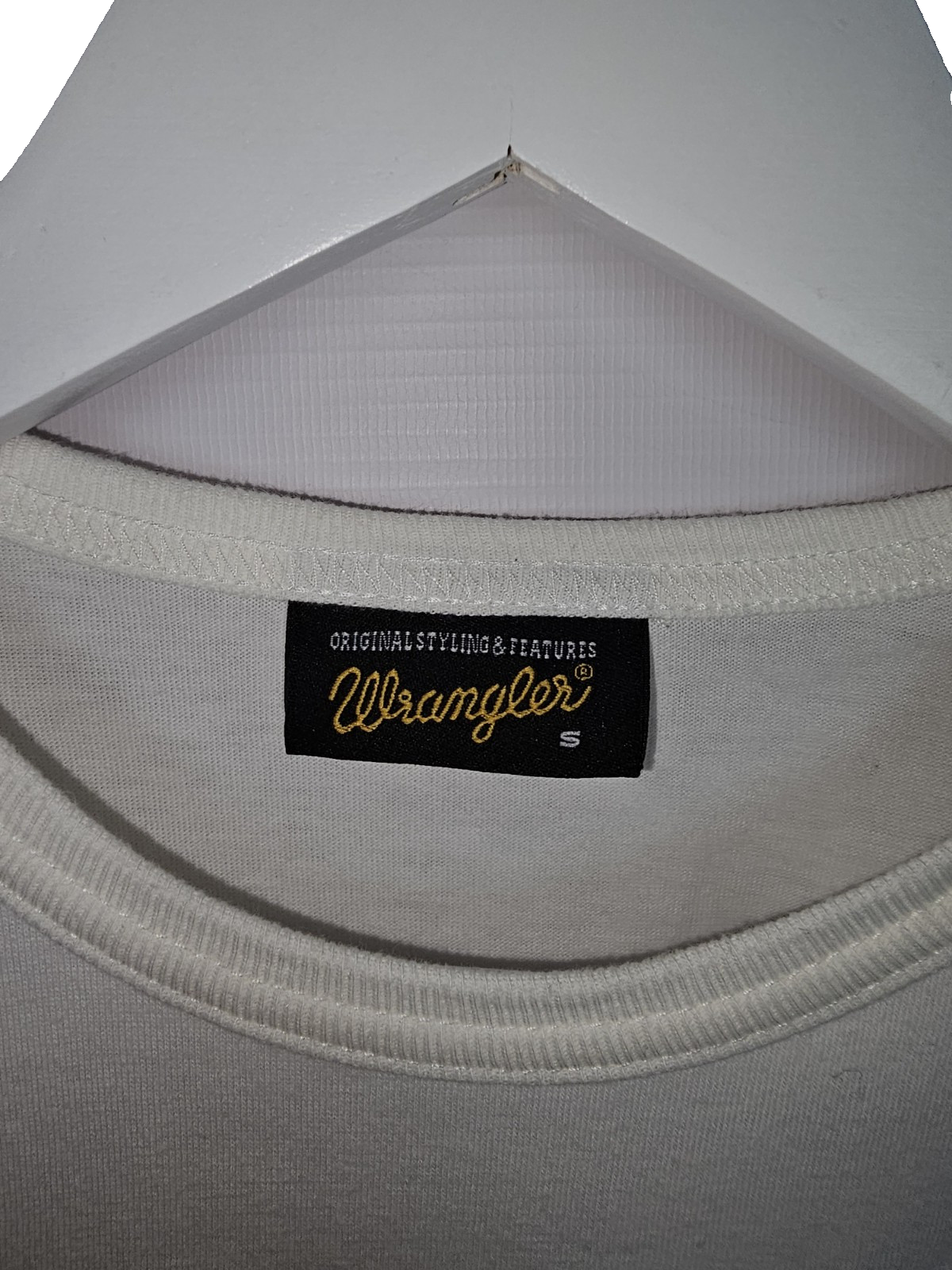 EK7367damen Tshirt von Wrangler, Weiß, Gr.S3