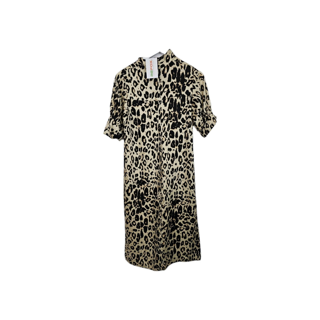 EK10745 Damen Kleid Zara Gr.S Leoparden Muster2