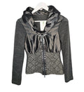 EK10482 Damen Strickjacke, grau, Gr.S0