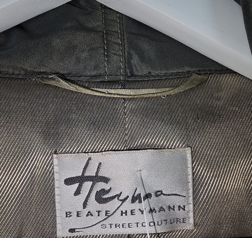 EK7517 Damen Mantel von Beate Heymann, grau, Gr.385