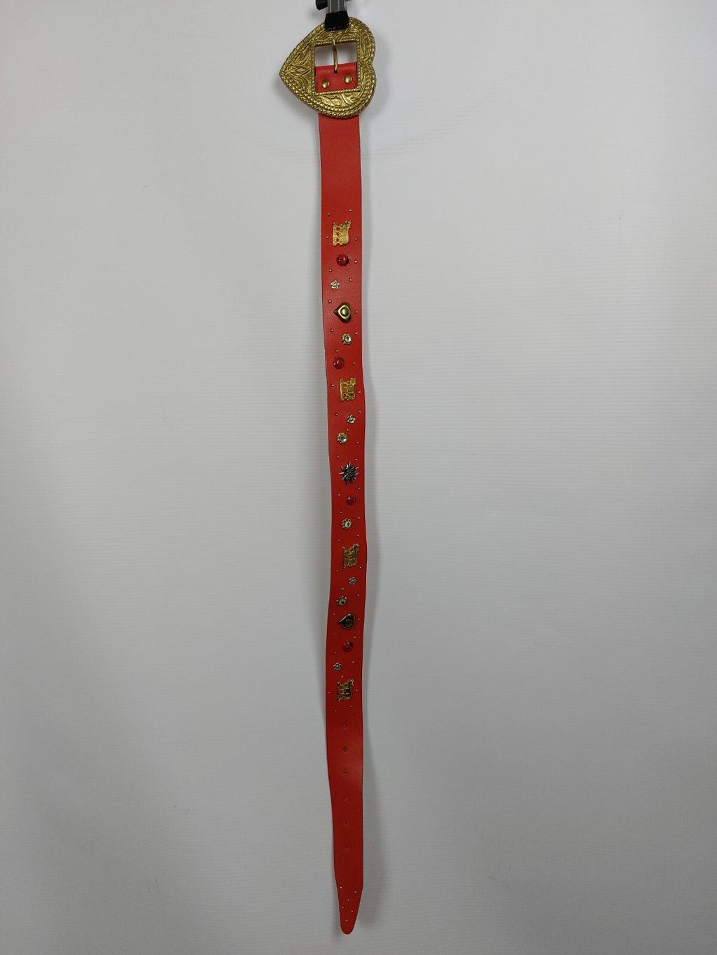 EK4667 Damen Gürtel, rot echt Leder1