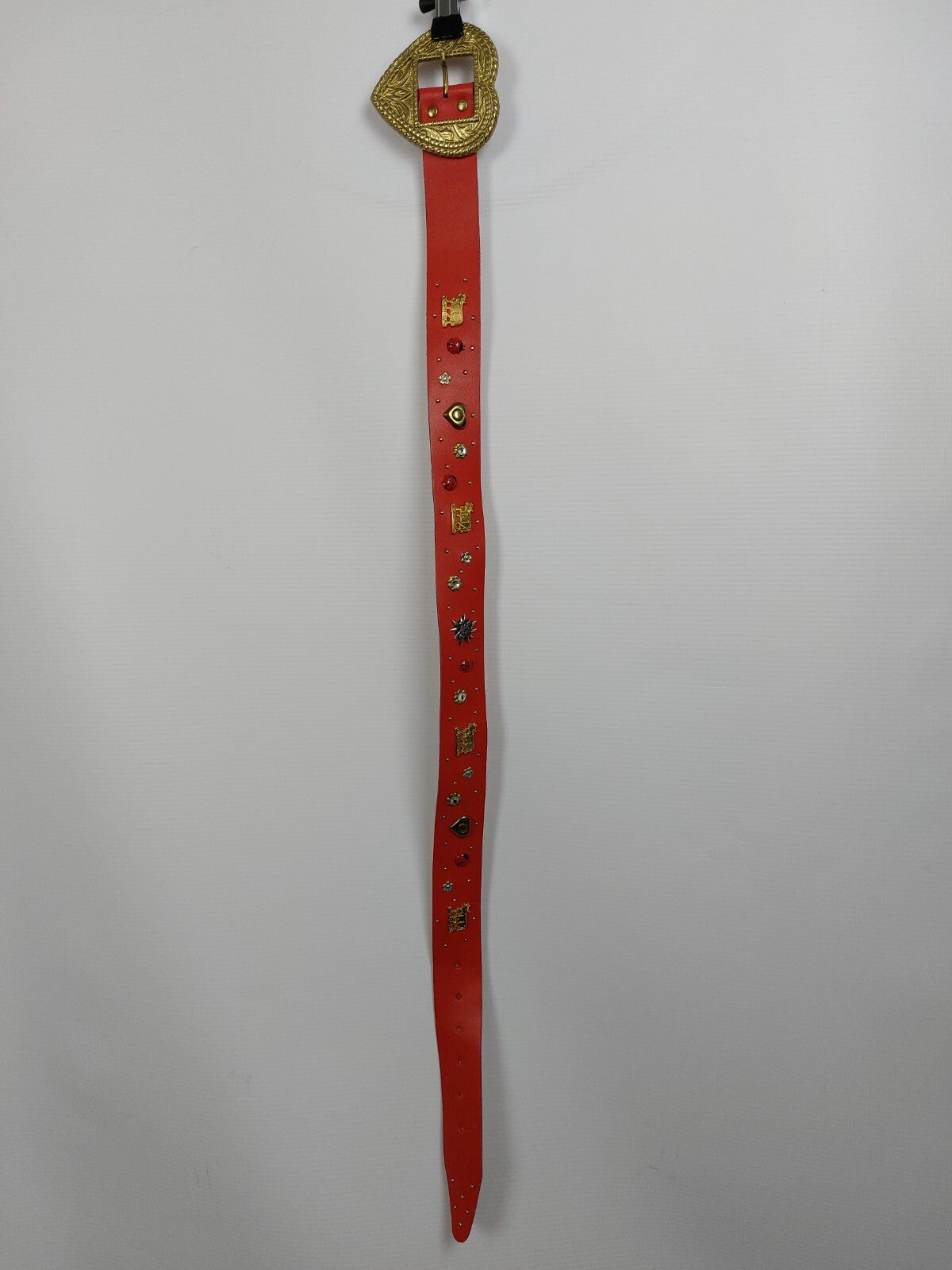 EK4667 Damen Gürtel, rot echt Leder1