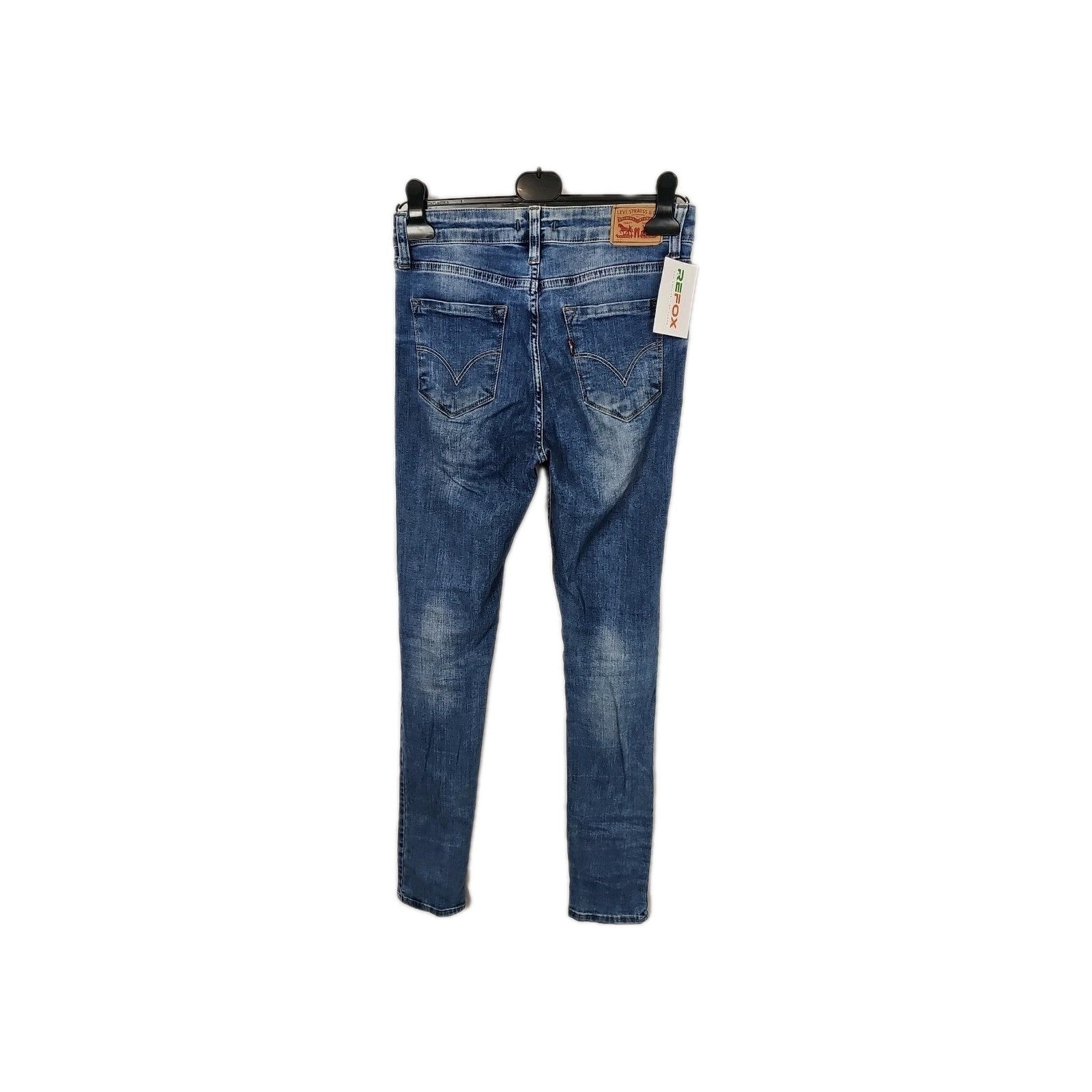 EK1614 Damen Hose 711 Skinny Gr.M Blau Taile 38cm Höhe 111cm2