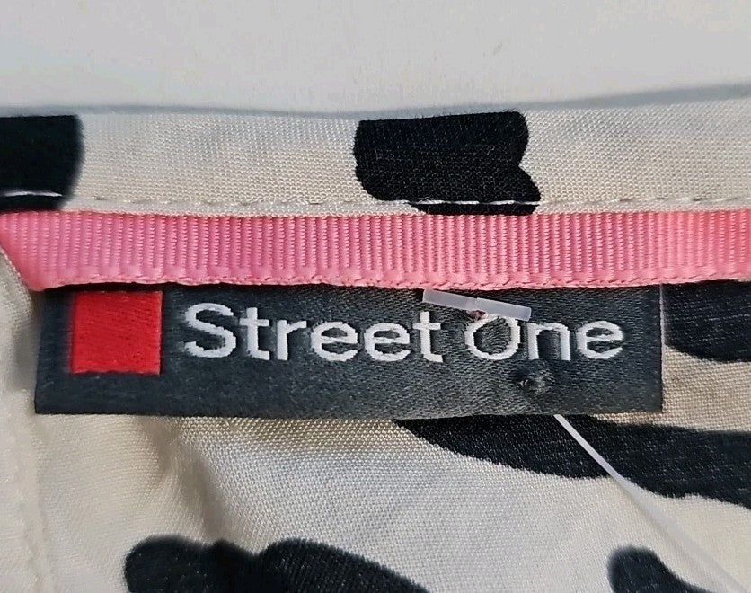 EK9189 Damen Bluse von Street One, braun, Leopardenmuster, Gr.362