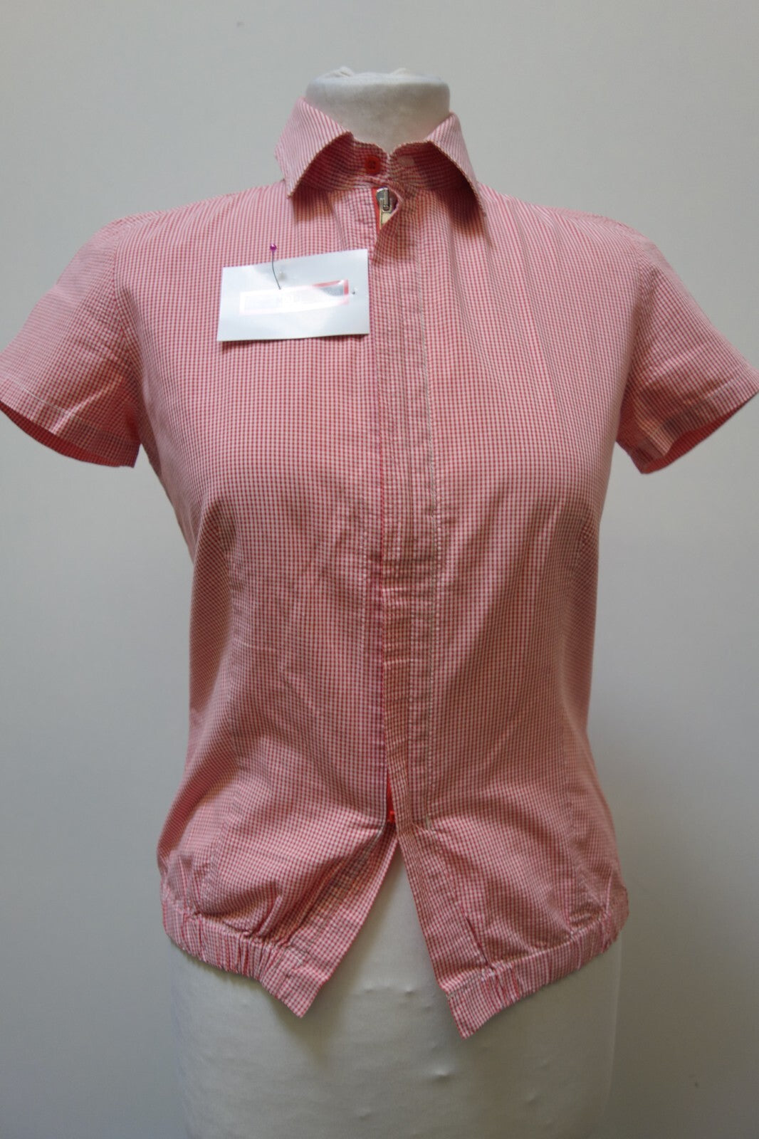 EK3521 Damen Bluse von Diesel, rot/weiß kariert, Gr. M0