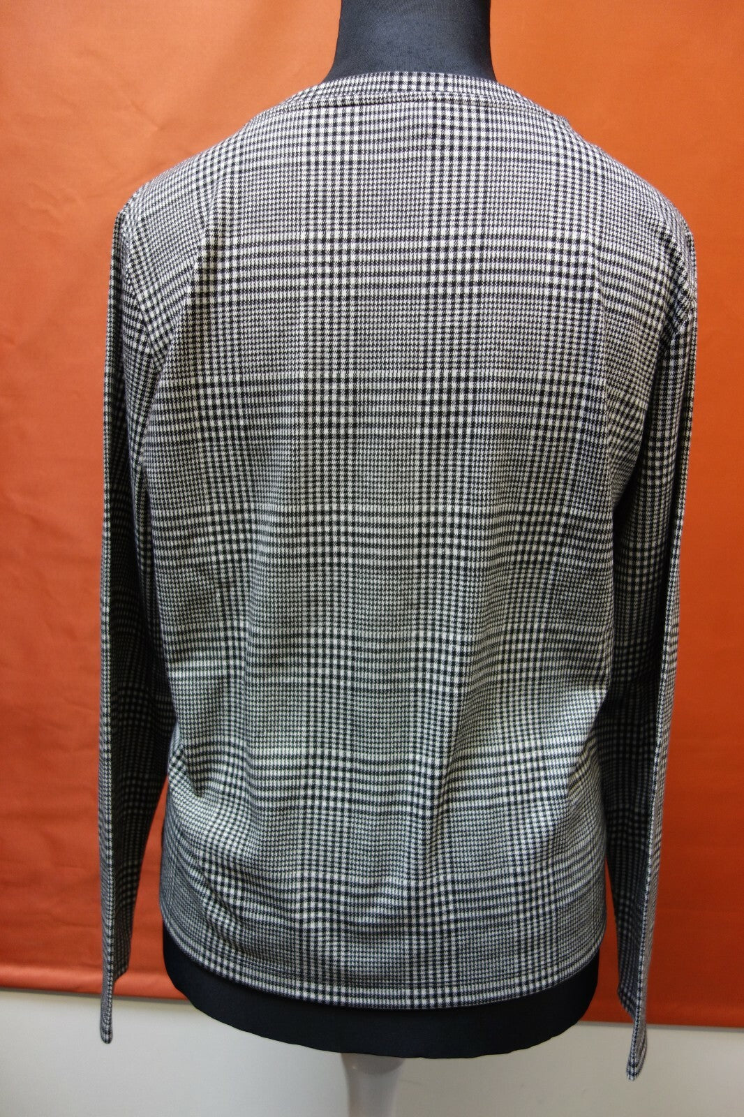 EK0074 Damen Longshirt von Q/S, schwarz-Weiß kariert, XXL5