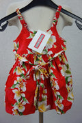 EK3475 Mädchen Kleid von Royal, rot mit Blumen, Gr. s0